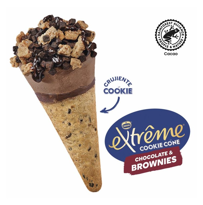 EXTREME COOKIES BROWNIE. Pack 4