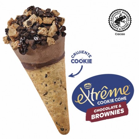 EXTREME COOKIES BROWNIE. Pack 4