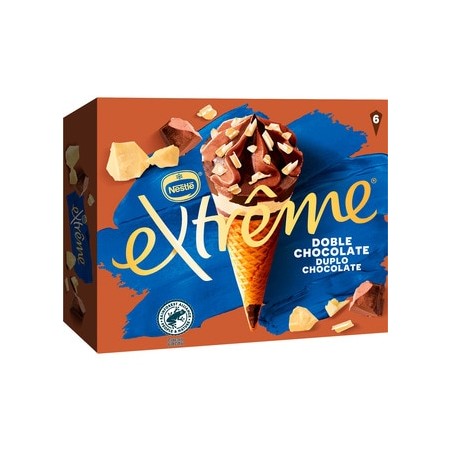 EXTREME 2 CHOCOLATES. Pack 4 Uds