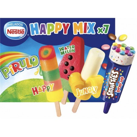 PIRULO HAPPY MIX. Pack 7 Uds.