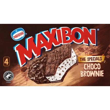 MAXIBON BROWNIE.Pack 4 Uds