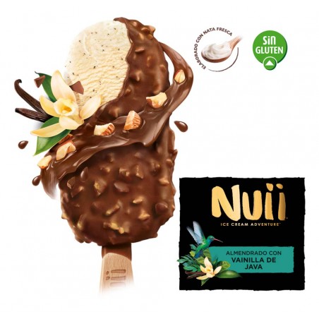 NUII ALMENDRADO VAINILLA DE JAVA. 20 Uds.