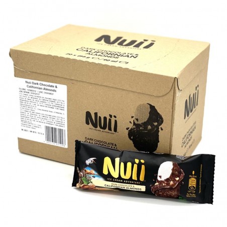 NUII CALIFORNIA NEGRO Y ALMENDRAS. 20 Uds.
