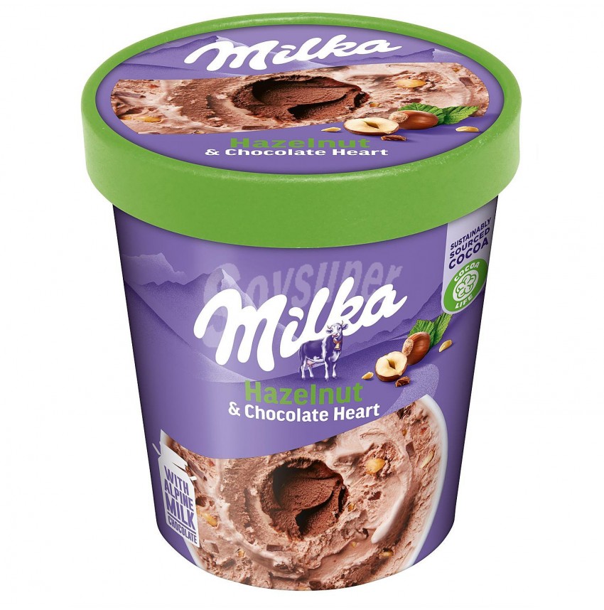 TUB MILKA AVELLANA.  480 Ml.