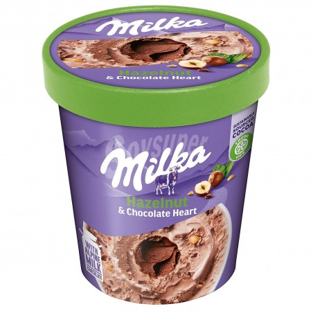 TUB MILKA AVELLANA.  480 Ml.
