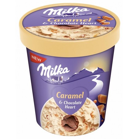 TUB. MILKA CARAMELO. 480 Ml.