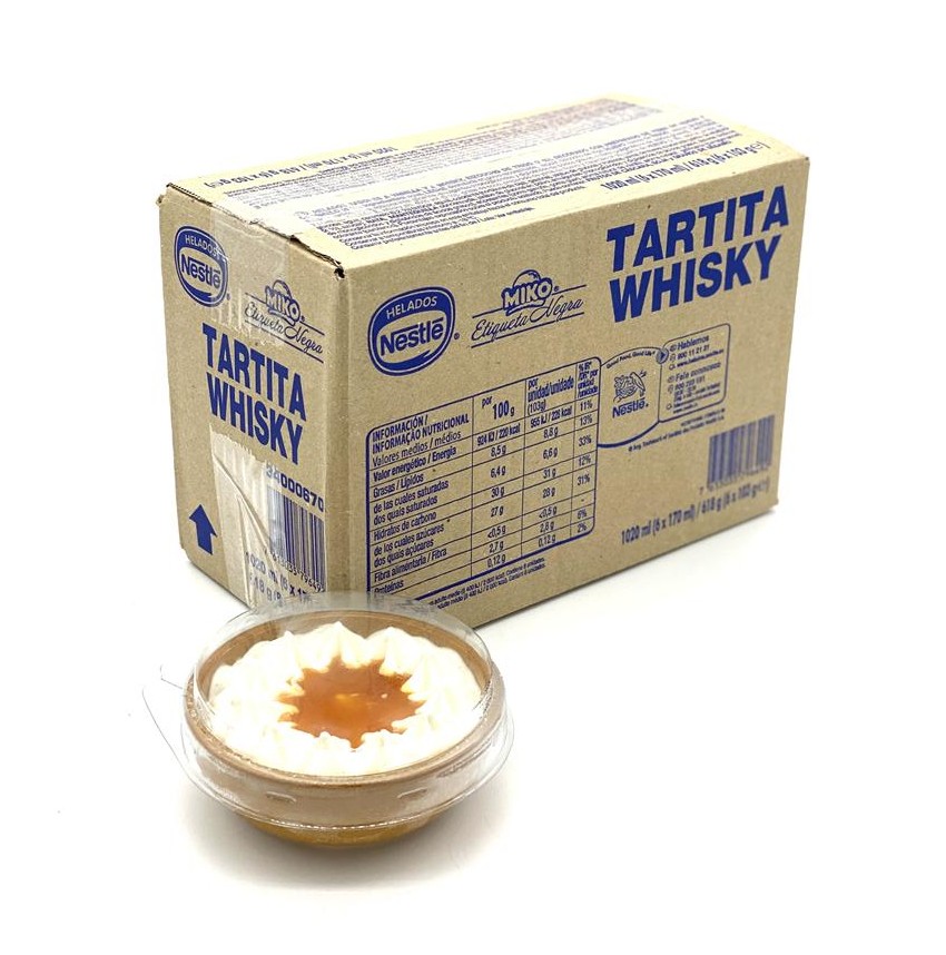 TARRINA WHISKY. 6 Uds.