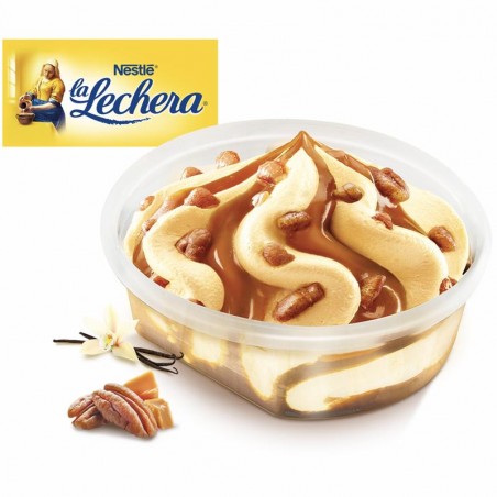 Mini Lechera Vainilla Pecan 120 ml 12 unidades Helados Nestle.