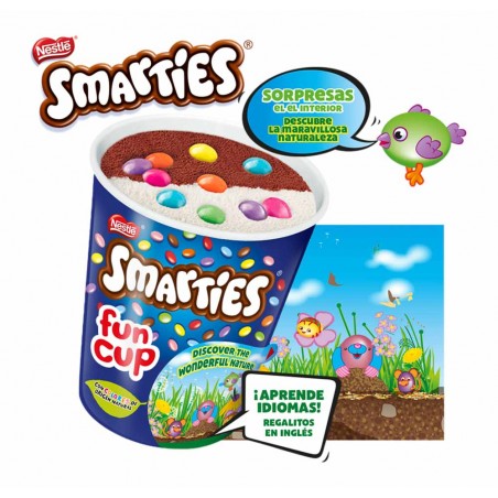 Vasito Smarties. 16 unidades. Helados Nestlé.